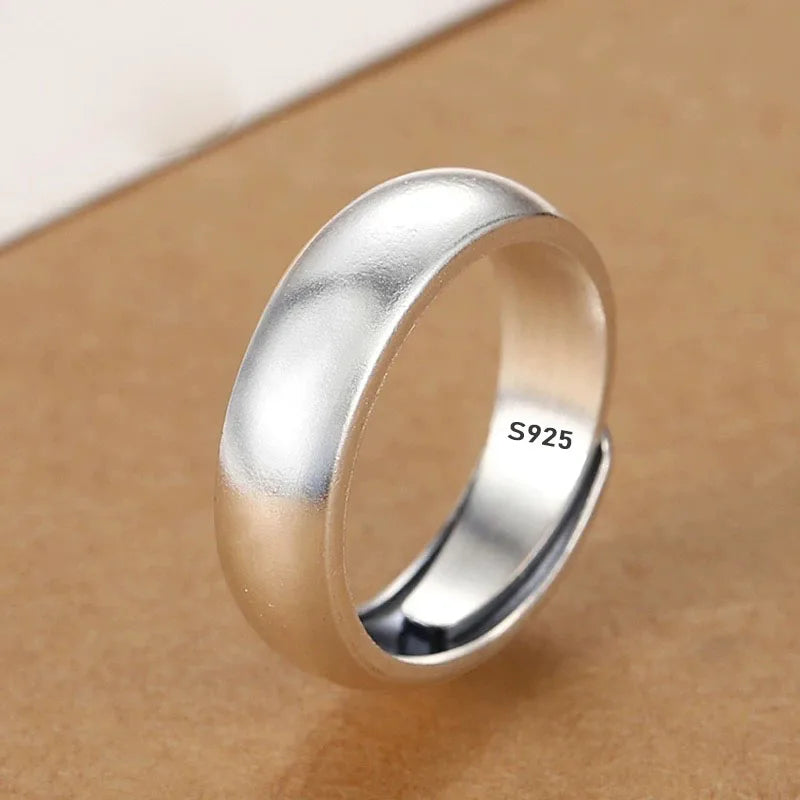 925 Sterling Silver Rings for Women Men Couples