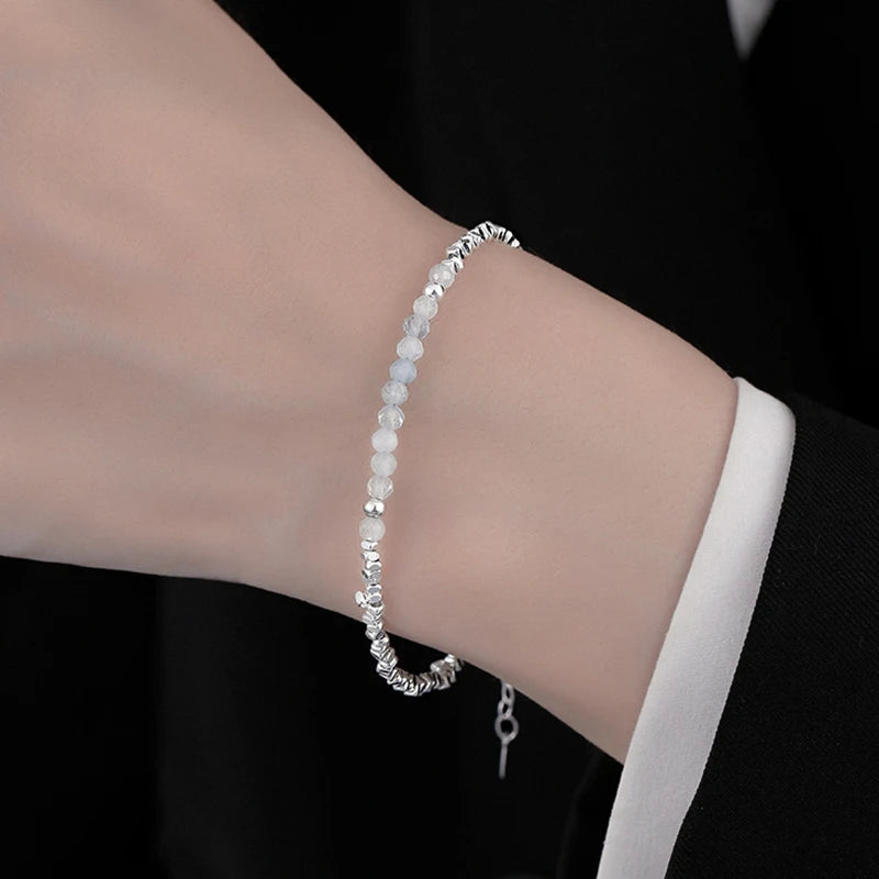 925 Sterling Silver Bracelet Simple Style