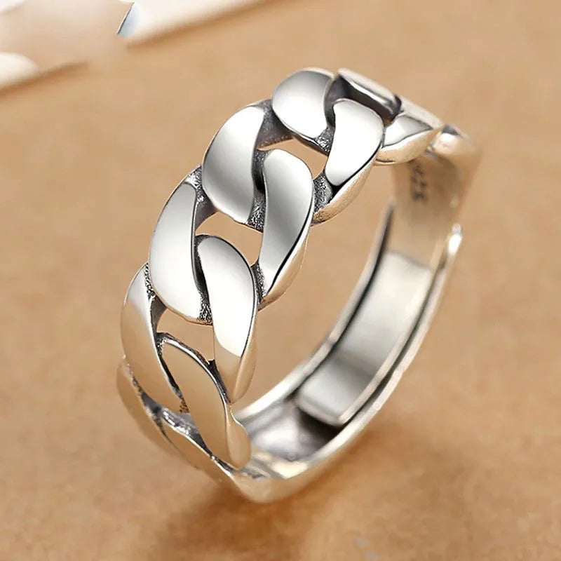 BFCLUB 925 Sterling Silver Rings For Women Men