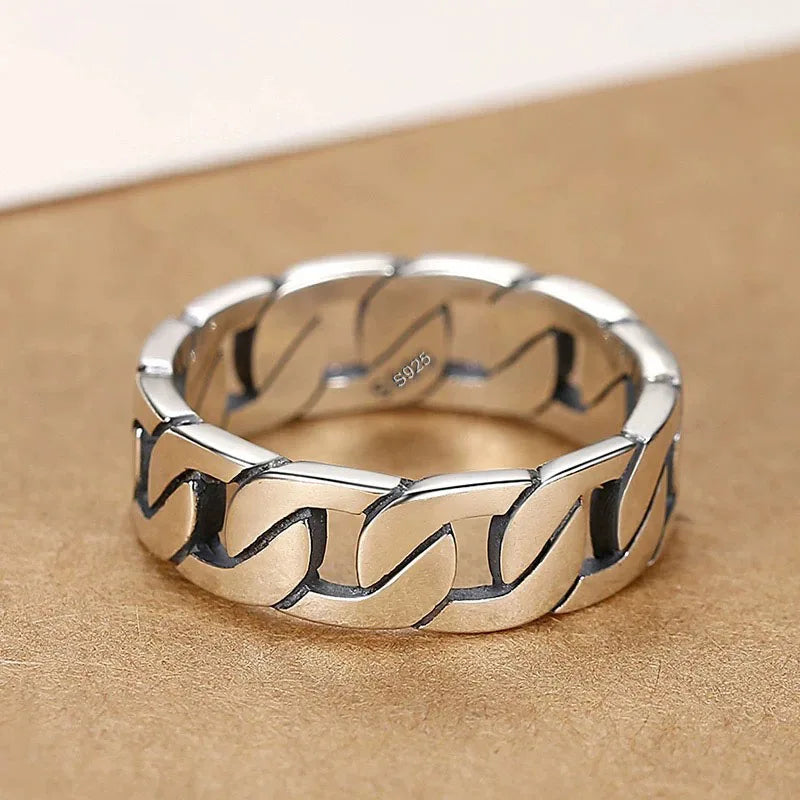 925 Sterling Silver Rings for Women Men Couples