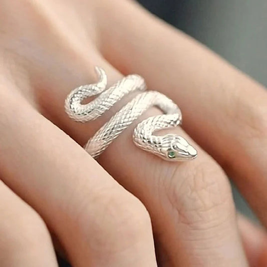 Fashion 925 Sterling Silver Snake Ring