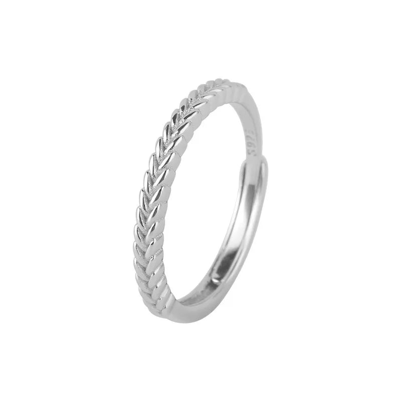 New 925 Sterling Silver Simple Style Ring