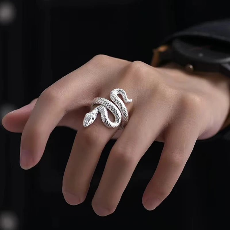 Fashion 925 Sterling Silver Snake Ring