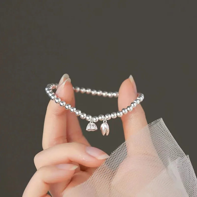 925 Sterling Silver Geometric Shape Bracelet