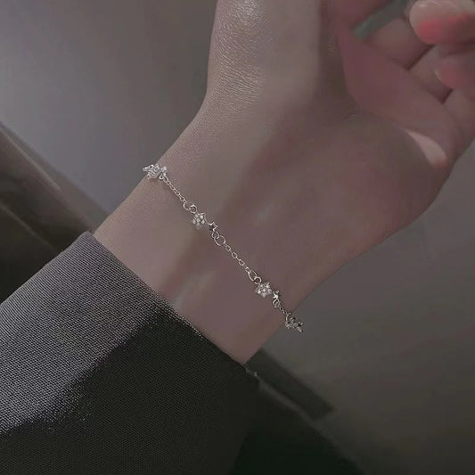 Fashion 925 Sterling Silver Star Bracelet