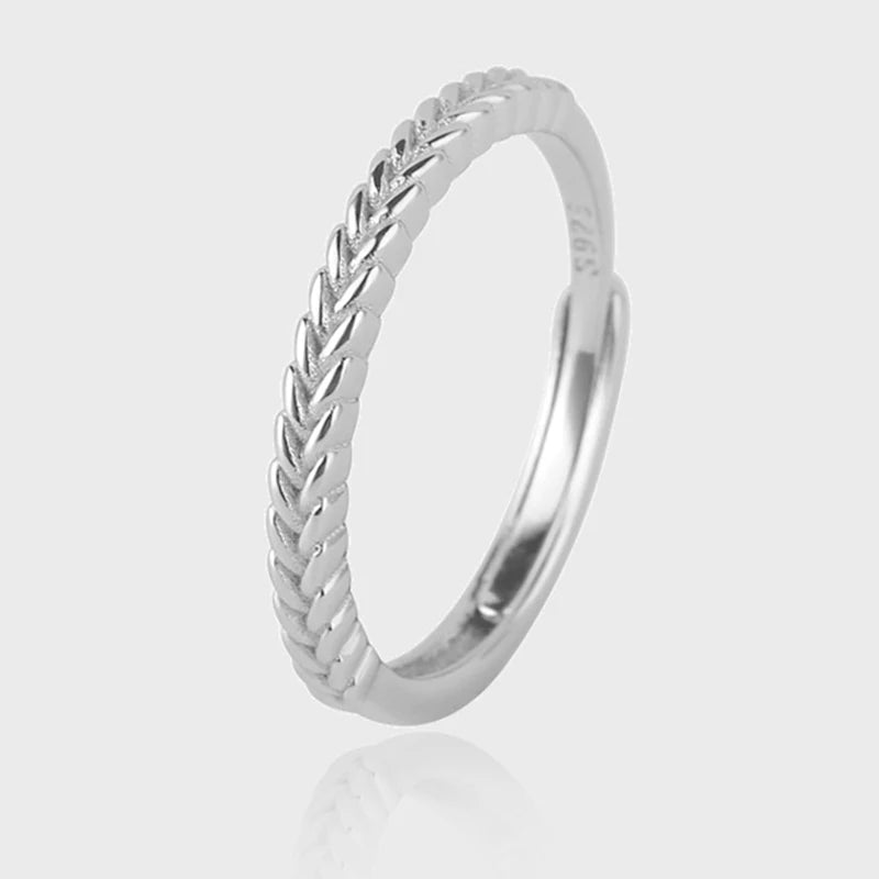 New 925 Sterling Silver Simple Style Ring