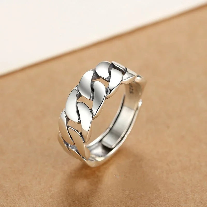 BFCLUB 925 Sterling Silver Rings For Women Men