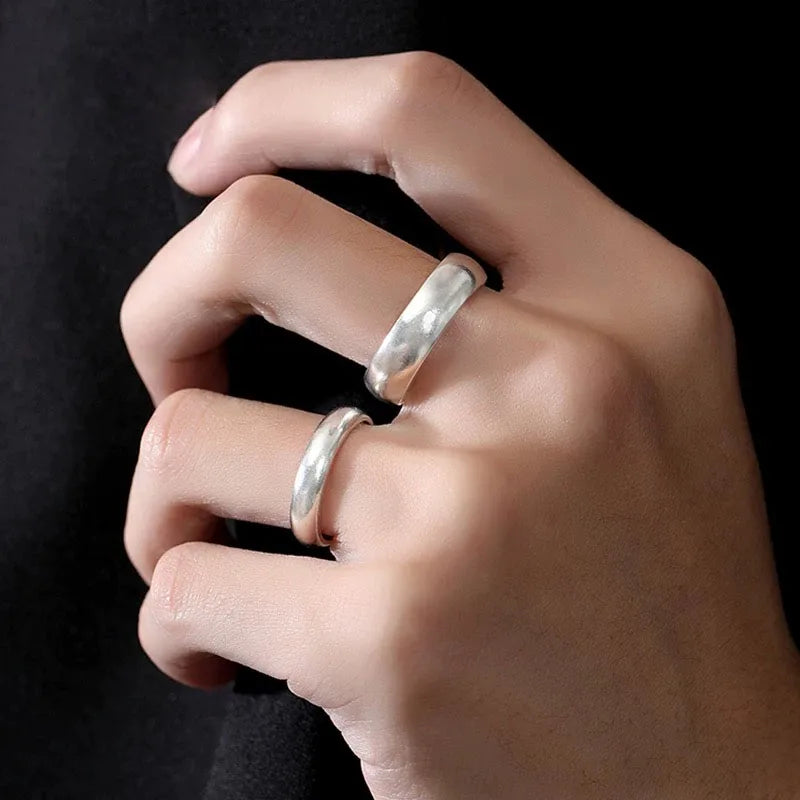 925 Sterling Silver Rings for Women Men Couples