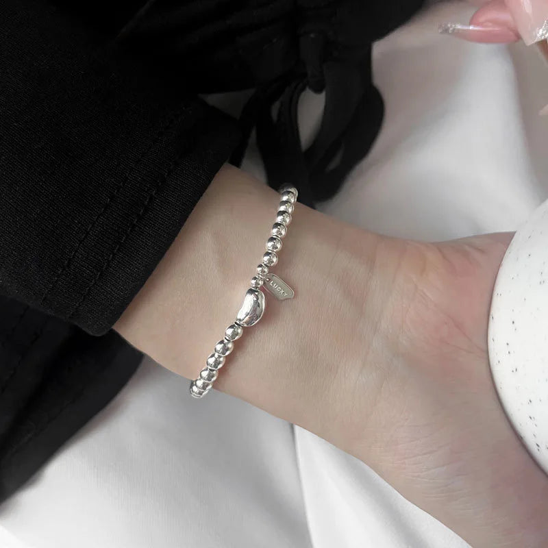 925 Sterling Silver Geometric Shape Bracelet