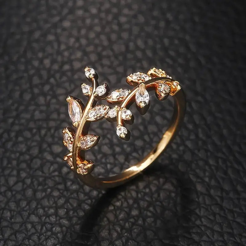 925 Sterling Silver Tree Branch Shape Ring