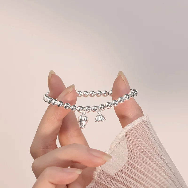 925 Sterling Silver Geometric Shape Bracelet