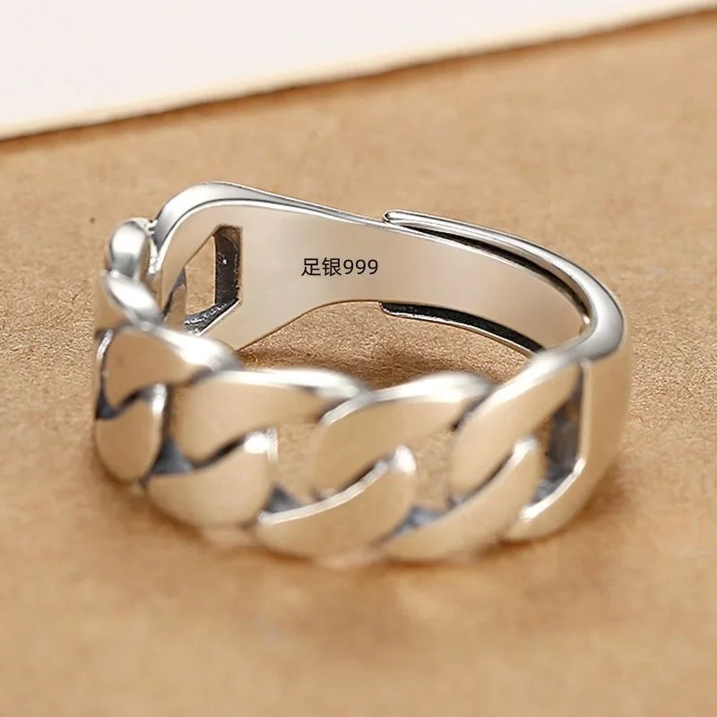 BFCLUB 925 Sterling Silver Rings For Women Men