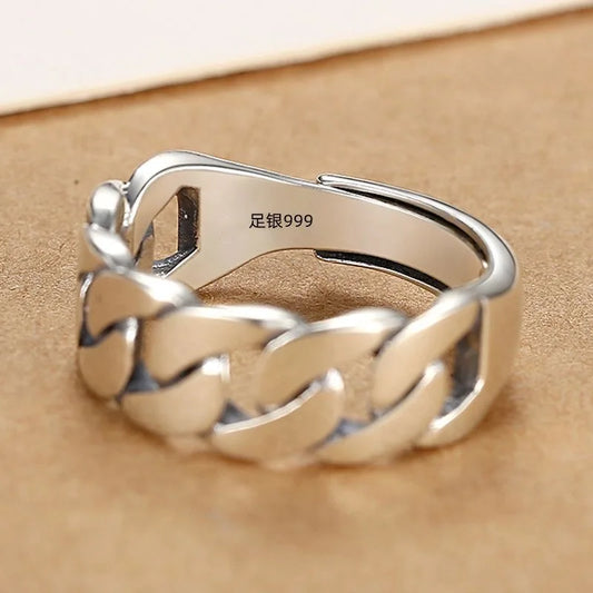 BFCLUB 925 Sterling Silver Rings For Women Men