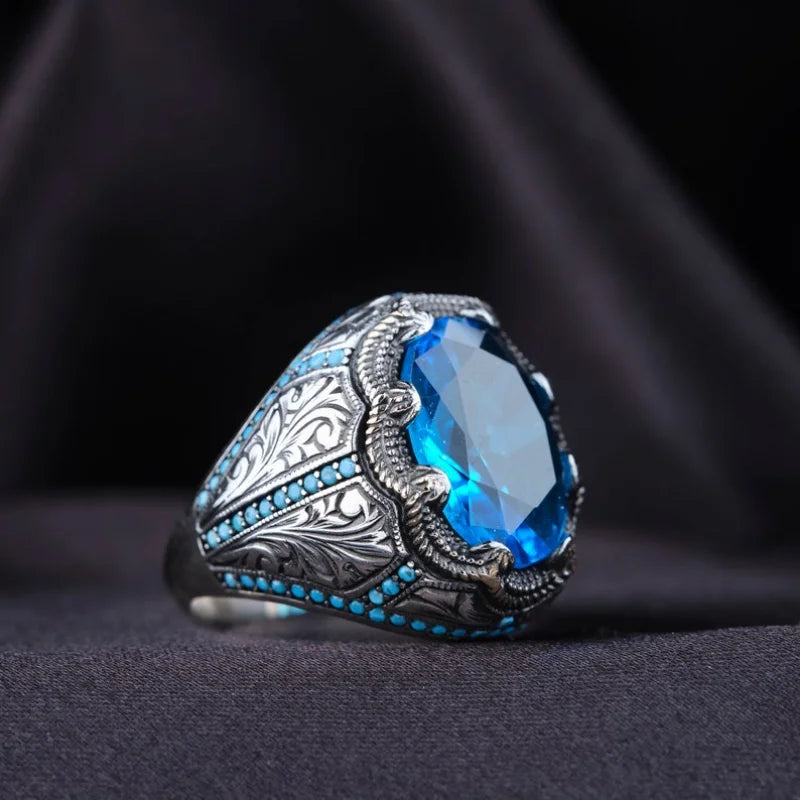 Retro Handmade Turkish Rings for Men