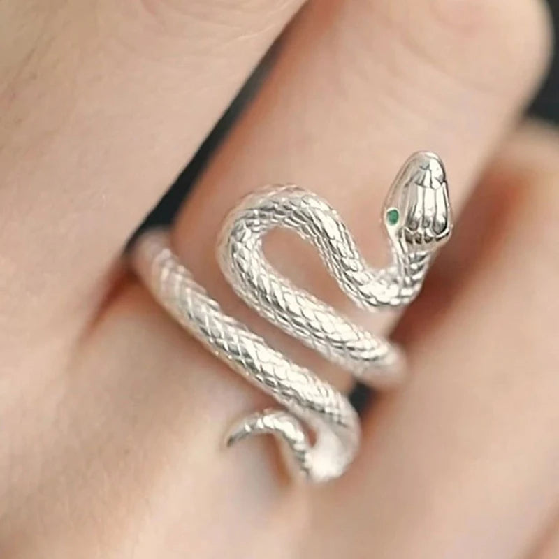 Fashion 925 Sterling Silver Snake Ring