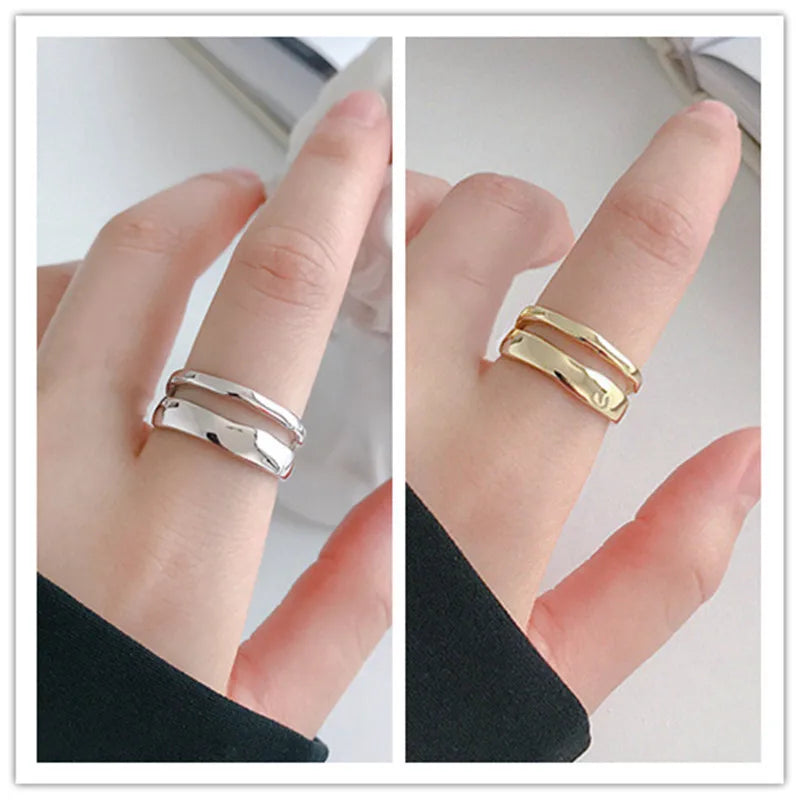 New 925 Sterling Silver Simple Style Ring