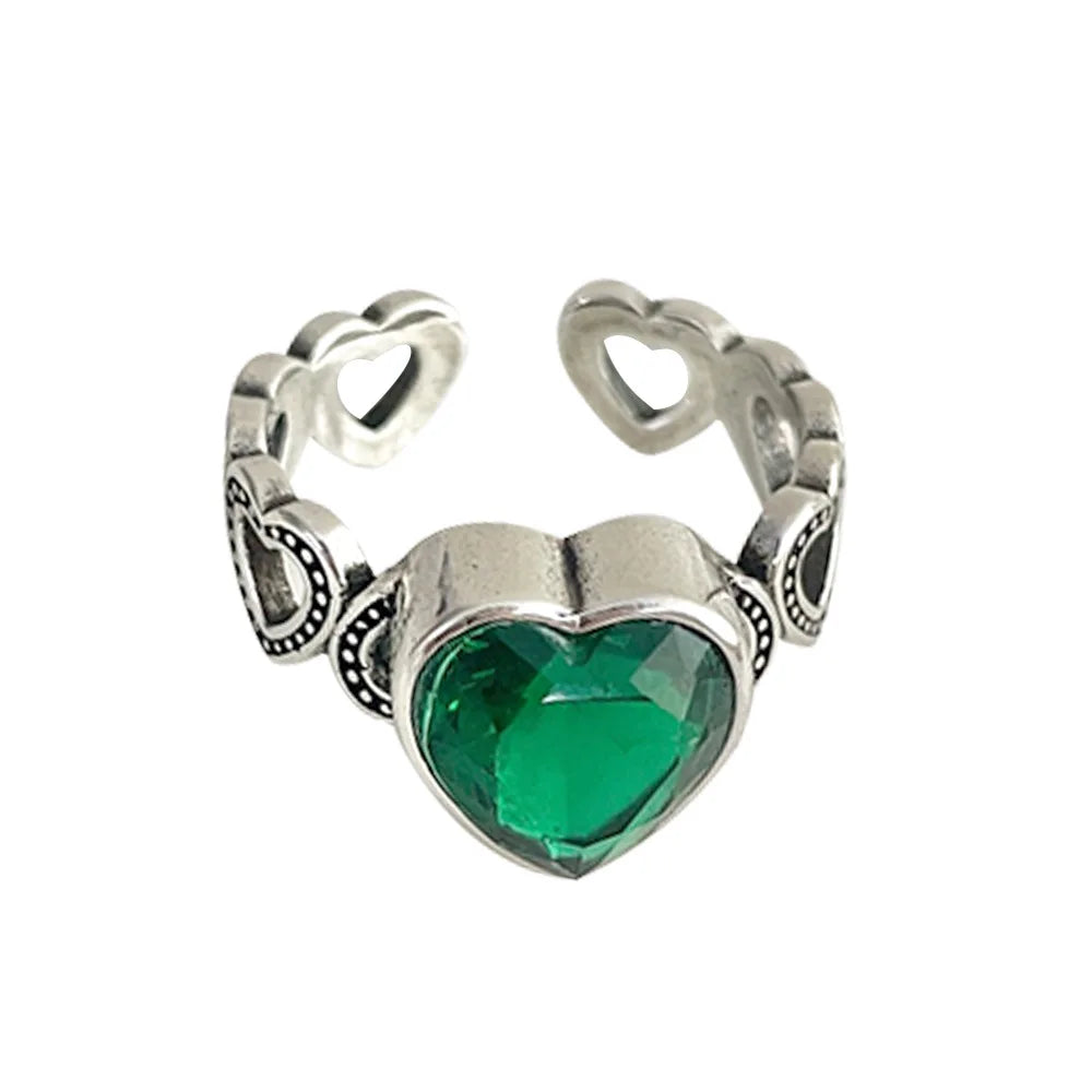 New Fashion 925 Sterling Silver Heart Ring