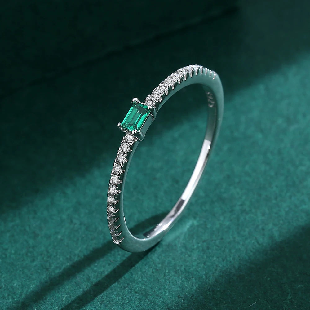 2022 NEW Classic Rectangular Emerald Ring