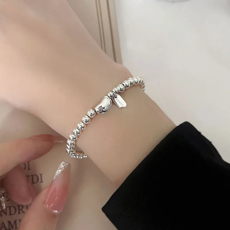 925 Sterling Silver Geometric Shape Bracelet