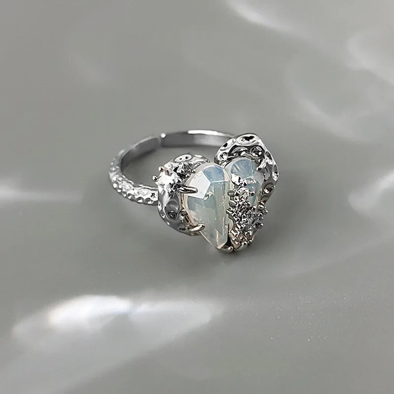 Popular 925 Sterling Silver Heart Ring