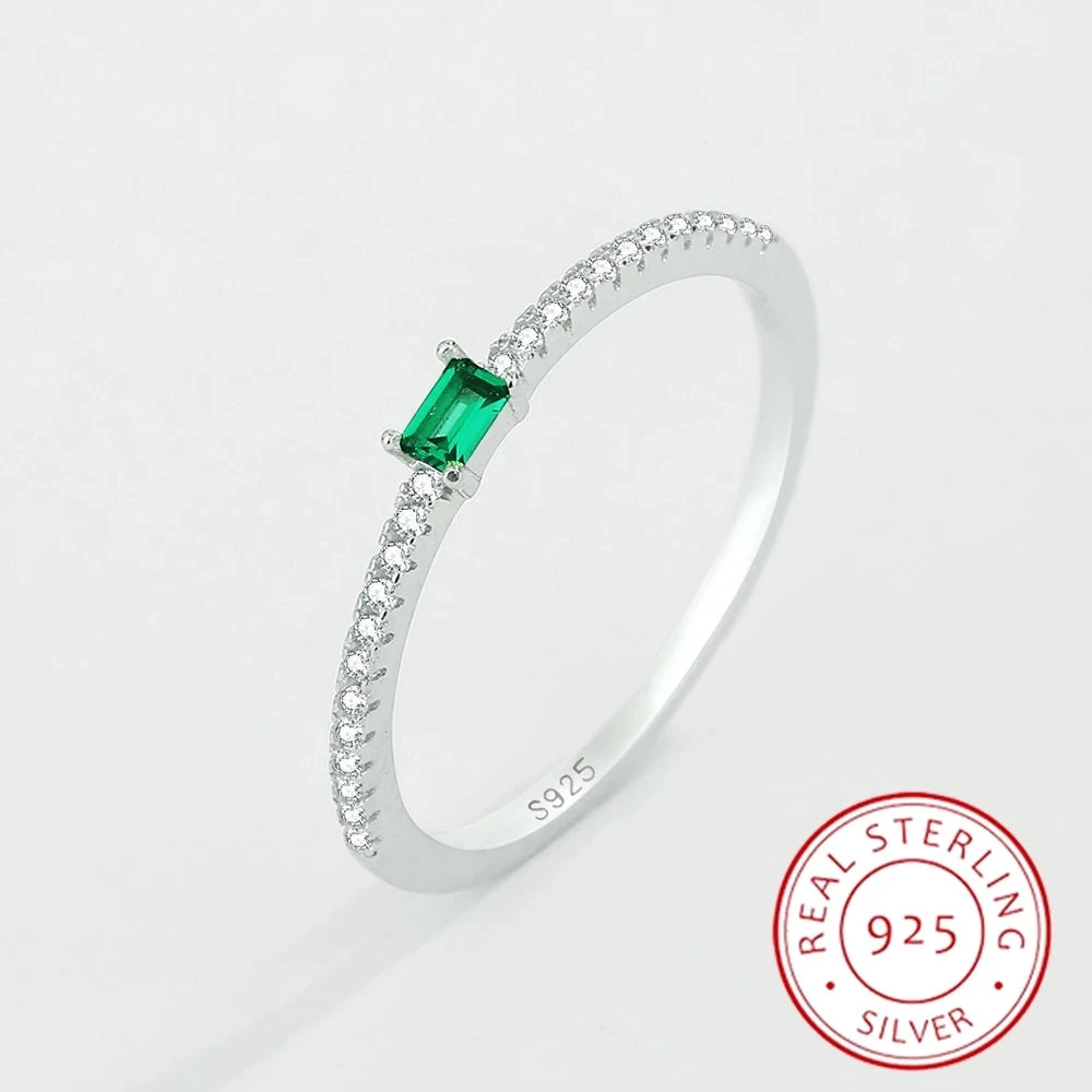 2022 NEW Classic Rectangular Emerald Ring