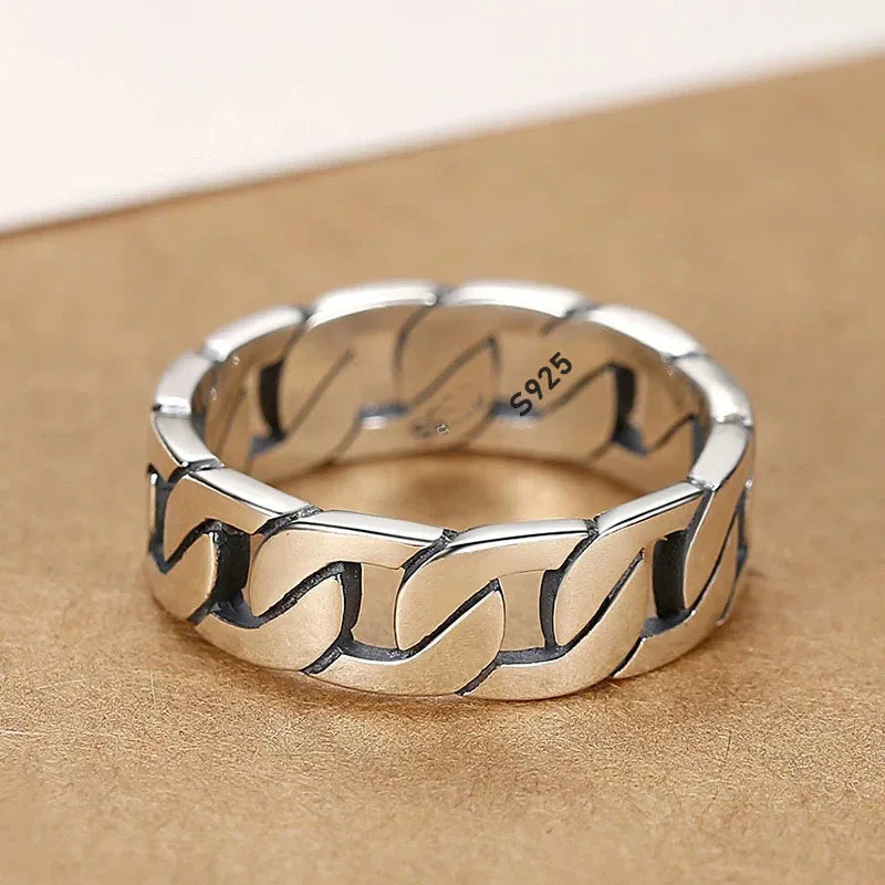 925 Sterling Silver Rings for Women Men Couples