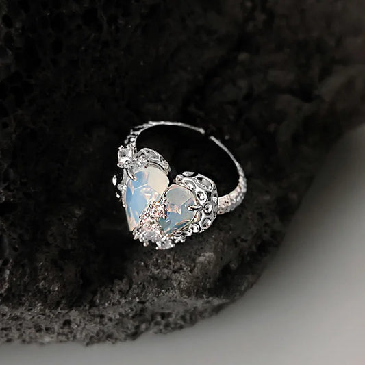 Popular 925 Sterling Silver Heart Ring